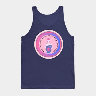 Poison is disagreeing Alice in Wonderland Tank Top